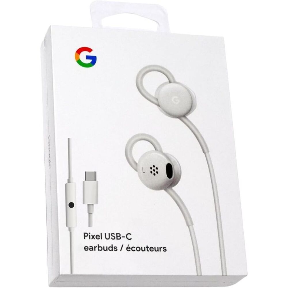 Google Pixel GA00485-US In-Ear Adult's Wired Headset Earbuds for Gaming, White